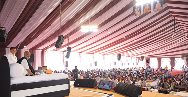 भारत स्वस्तिक यात्रा की कुरुक्षेत्र में रामकथा में भगवद्गीता के शाश्वत ज्ञान का स्मरण