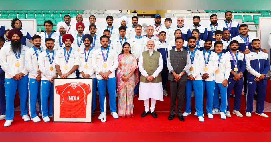 प्रधानमंत्री नरेंद्र मोदी ने एशियन गेम्स 2026 के भारतीय दल से की मुलाकात, कहा— 2036 ओलंपिक की मेजबानी है देश का लक्ष्य